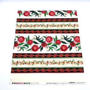 Joyful Carnation Fat Quarter Fabric Square 100% Cotton 18" x 21" Minimum Kanvas